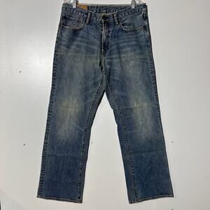 Vintage GAP Loose Fit 5 Pocket‎ Washed Casual Denim Jeans Men’s Size 34X34
